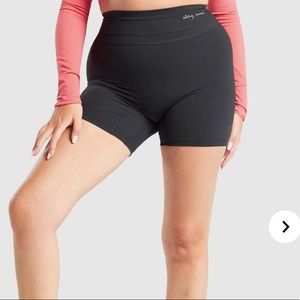 Whitney x Gymshark high waisted shorts